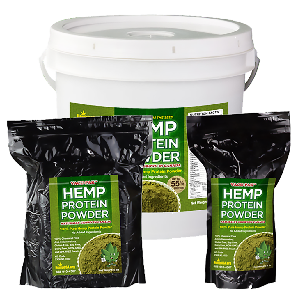 Hemp Protein Powder with High Protein Volume HempUSA